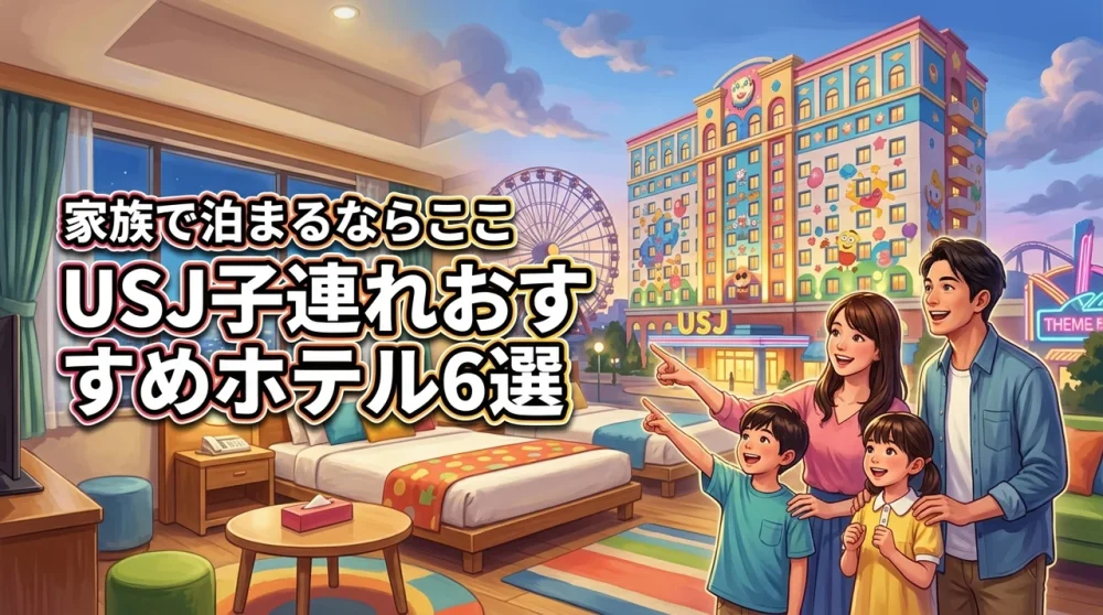 家族で泊まるならここ！ユニバーサルスタジオジャパンの子連れおすすめホテル6選
